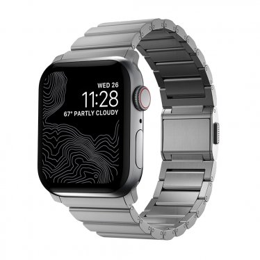 Nomad Apple Watch bandje 42mm / 44mm - zilver