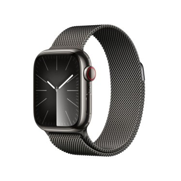 Apple Watch S9 + Cellular  - 41mm Steel - Graphite - Graphite - Milanese Loop -  (130-180mm)