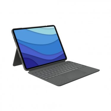 Logitech Combo Touch hoes met toetsenbord - iPad Air 10.9" - Grijs