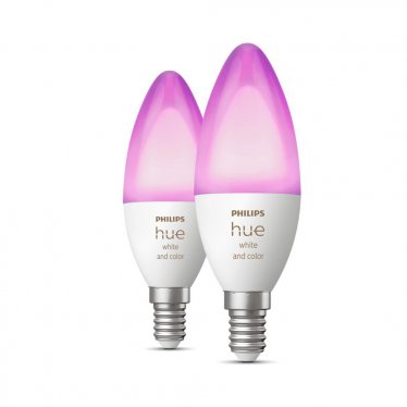 Philips Hue - White and Color Ambiance - Duo pack - E14