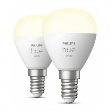 Philips Hue - White - Round Duo Pack - E14