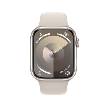 [Open Box] Apple Watch S9  - 45mm Aluminium - Starlight - Starlight - Sport Band - S/M (140-190mm)