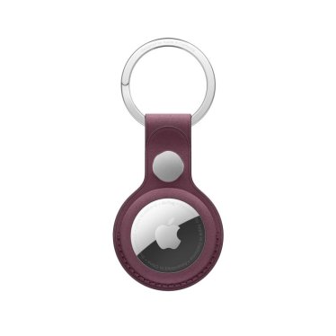 Apple Airtag Fine Woven KeyRing - Mulberry