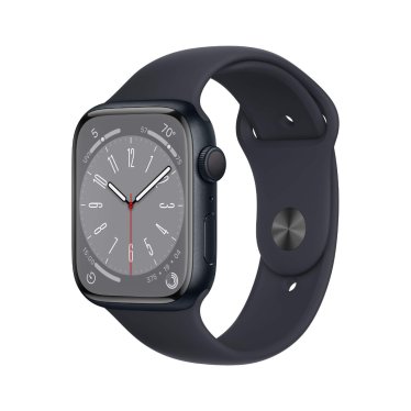 Apple Watch S8 - 45mm Aluminium - Midnight - Midnight Sportband