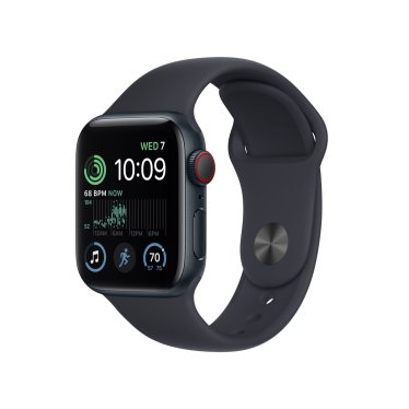 Apple Watch SE + Cellular - 40mm Aluminium - Midnight - Midnight Sportband