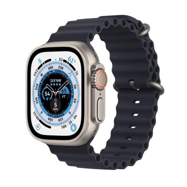 [Open Box] Apple Watch Ultra - 49mm Titanium - Midnight Ocean Band