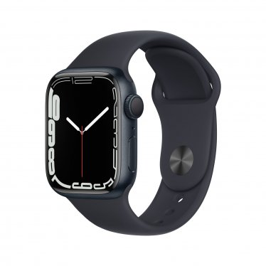 Apple Watch Series 7 (41mm) - middernacht - met middernacht sportbandje