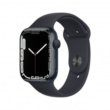 [Open Box] Apple Watch S7 - 45mm - Midnight - Midnight Sportband
