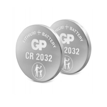 CR2032 GP Lithium Knoopcel - 3V - 220 mAh - 2 pack