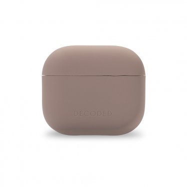 @Decoded Silicone AirCase - Apple AirPods 3 - Dark Taupe