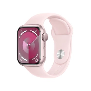 Apple Watch S9  - 41mm Aluminium - Pink - Light Pink - Sport Band - S/M (130-180mm)