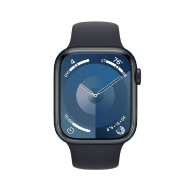 [Open Box] Apple Watch S9  - 45mm Aluminium - Midnight - Midnight - Sport Band - S/M (140-190mm)
