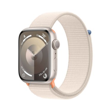 Apple Watch S9  - 45mm Aluminium - Starlight - Starlight - Sport Loop -  (145-220mm)