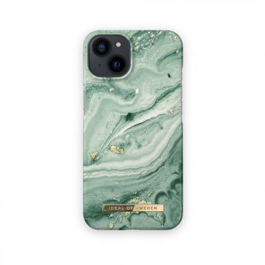 iDeal of Sweden Back Case - iPhone 13 - Mint Swirl Marble
