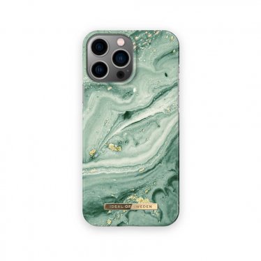 iDeal of Sweden Back Case - iPhone 13 Pro Max - Mint Swirl Marble