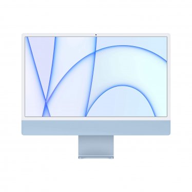 Apple iMac 24-inch (M1-chip 8C-CPU & 8C-GPU / 8GB / 256GB SSD / Gbit) (2021) Touch ID - blauw