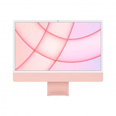!iMac 24" - M1 8C-CPU & 8C-GPU - 8GB - 256GB SSD - Gbit Eth - Pink - ID