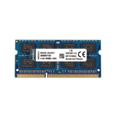 !Kingston 4GB geheugen PC12800 DDR3 (1600MHz) SODIMM (low voltage)
