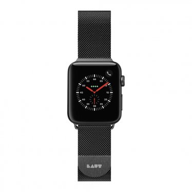 LAUT steel loop Apple Watch bandje 38/40mm - zwart