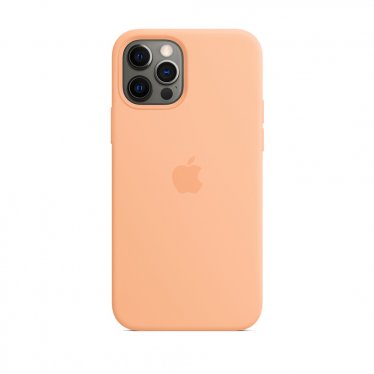 Apple siliconenhoesje met MagSafe iPhone 12 Pro / 12 - cantaloupe