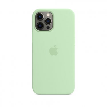 Apple siliconenhoesje met MagSafe iPhone 12 Pro Max - pistachegroen