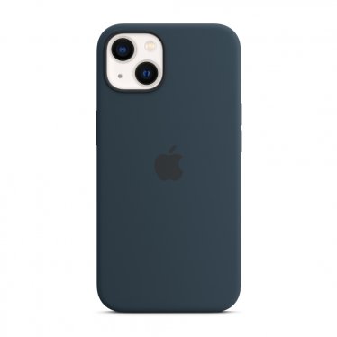 Apple Silicone Case + MS - iPhone 13 - Abyss Blue