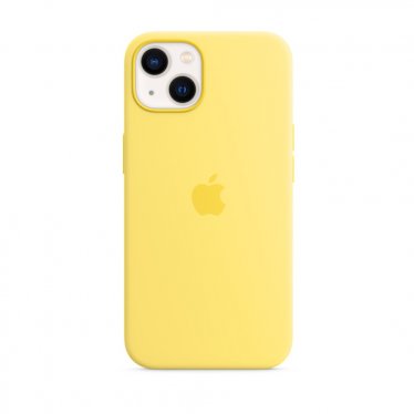 Apple Silicone Case + MS - iPhone 13 - Lemon Zest
