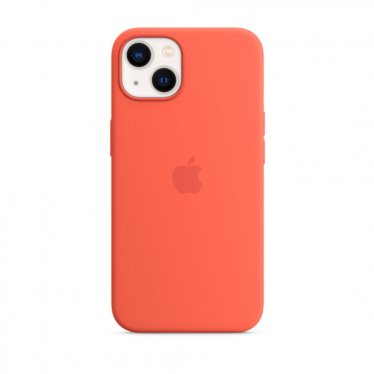 Apple Silicone Case + MS - iPhone 13 - Nectarine