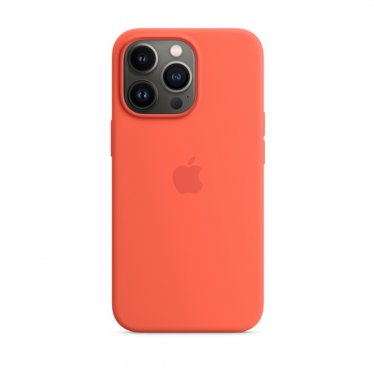 Apple Silicone Case + MS - iPhone 13 Pro - Nectarine