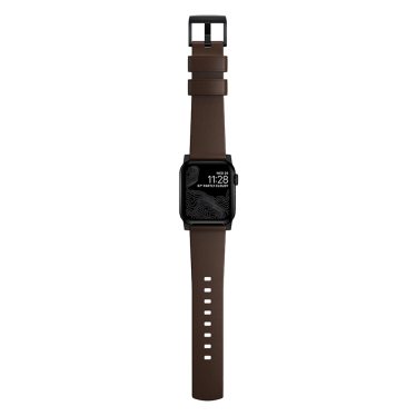 Nomad Modern Apple Watch bandje 38mm / 40mm - Bruin met zwarte gesp