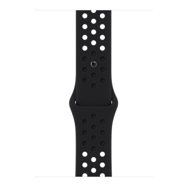 Apple Watch Strap - 45mm - Black/Black - Nike Sport Band