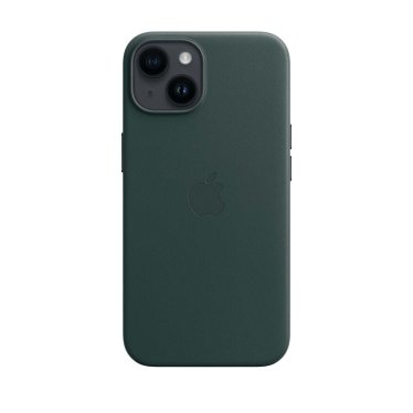 Apple Leather Case + MS - iPhone 14 - Forest Green