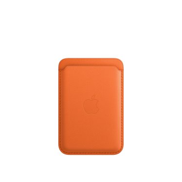 Apple Leather Wallet + MS - (FMI) - Orange
