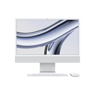 Amac Apple iMac 24-inch - zilver 2023 256GB 8 GB Apple M3 8C-CPU & 8C-GPU Gigabit Keyboard aanbieding