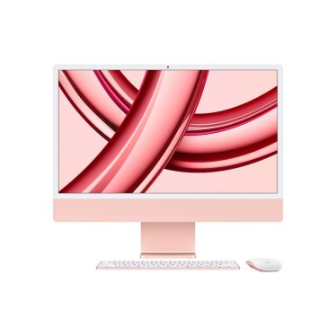 Amac Apple iMac 24-inch - roze 2023 512GB 8 GB Apple M3 8C-CPU & 10C-GPU Gigabit Keyboard Touch ID aanbieding