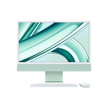 iMac 24" Green - M3 8C-CPU & 8C-GPU - 8GB - 256GB - NO Eth - MK - Mouse