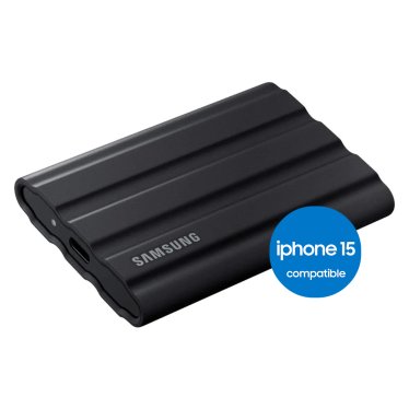 @Samsung Portable SSD T7 Shield - 4TB - Black