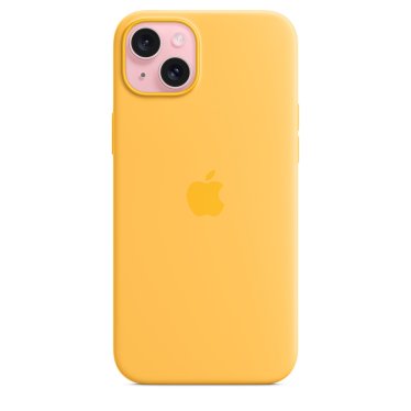 Apple Silicone Case with MagSafe - iPhone 15 - Sunshine
