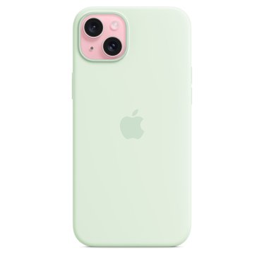 Apple Silicone Case with MagSafe - iPhone 15 Plus  - Soft Mint