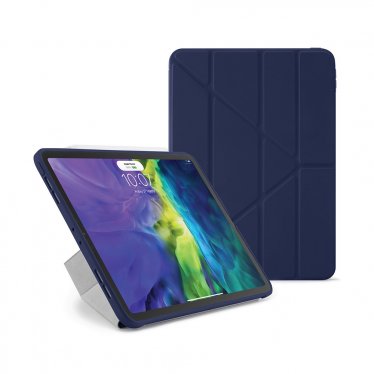 Pipetto Origami Case hoes iPad Air (2020) - blauw