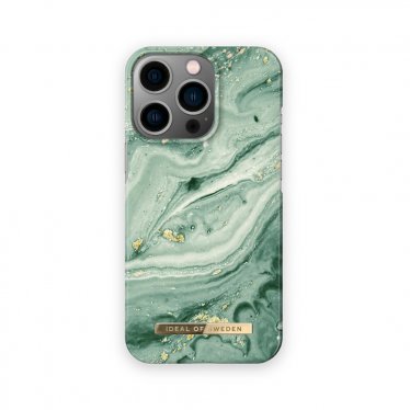 iDeal of Sweden Back Case - iPhone 13 Pro - Mint Swirl Marble