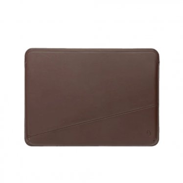 Decoded Leather Frame Sleeve - MacBook 14" - Chocolate Brown
