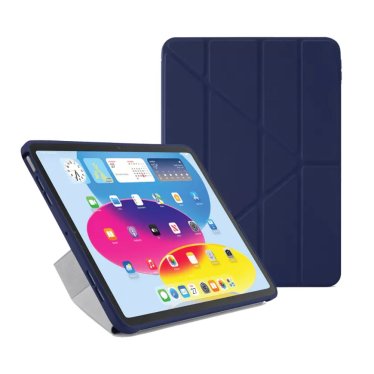 Pipetto Origami Case - iPad 10.2 (2019/2021) - Dark Blue