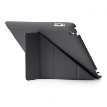 Pipetto Origami Case iPad 4 / 3 / 2- donkergrijs