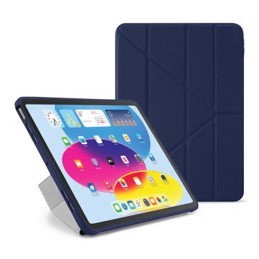 Pipetto Origami Case - iPad 10.9 (2022) - Dark Blue