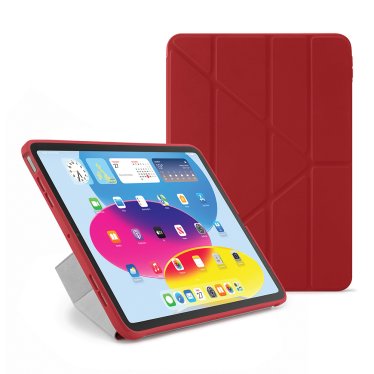 Pipetto Origami Case - iPad 10.9 (2022) - Dark Red
