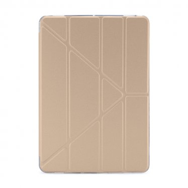 Pipetto Metallic Origami Case iPad 10,2-inch - Champagne goud