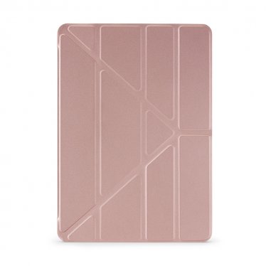 Pipetto Metallic Origami Case iPad 10,2-inch - Rosegoud