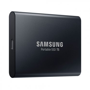 Samsung T5 draagbare externe SSD-schijf (1TB) - zwart