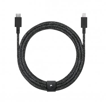 Native Union Belt Cable USB-C-naar-Lightning (3 meter) - Cosmos Black